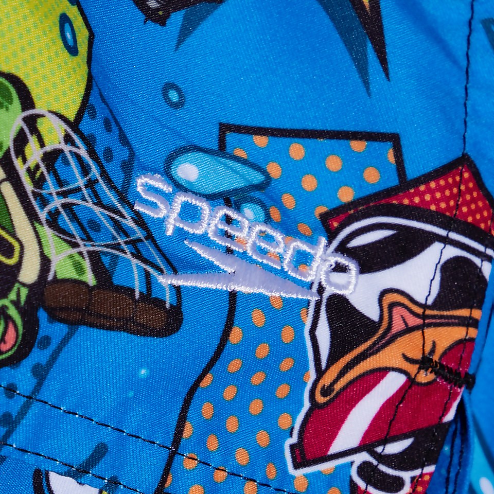 Infant Boys' Learn To Swim 11" Swim Shorts Blue/Yellow | Speedo