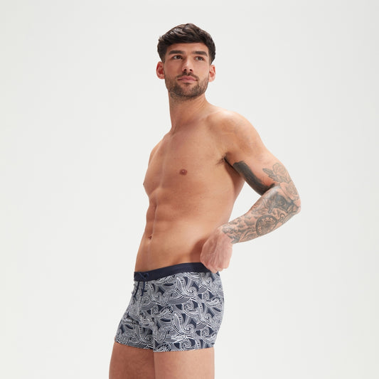 Valmilton Allover Aquashort Navy/White | Speedo
