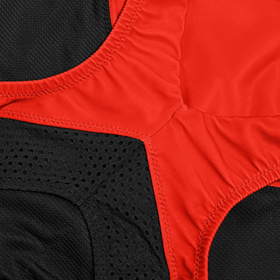 Solid Scoop with Mesh Swimsuit Red | Speedo