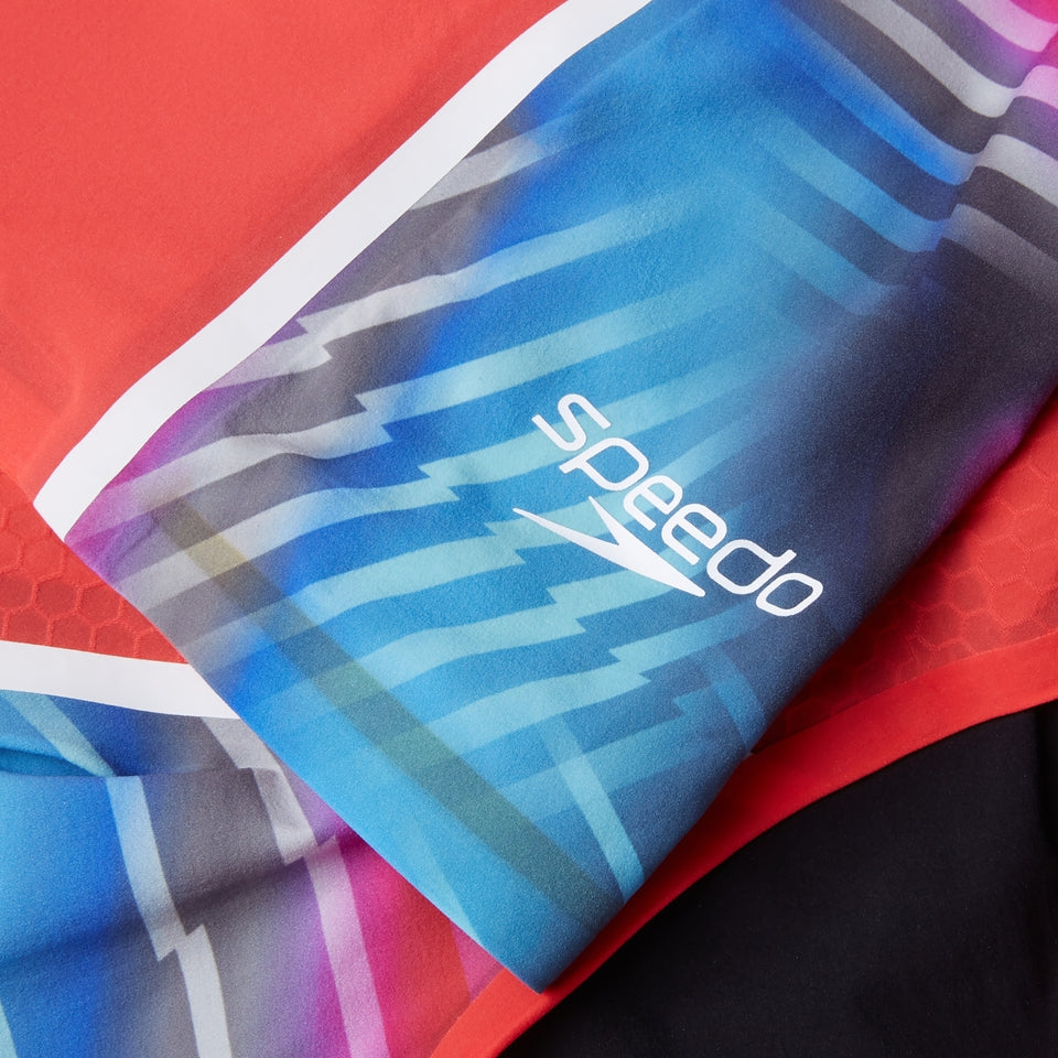 Fastskin LZR Pure Intent 2.0 Openback Kneeskin Red/Blue | Speedo