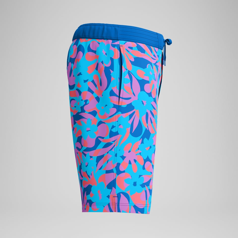Printed 20'' Bondi Swim Shorts Blue/Pink | Speedo