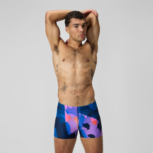 Printed Beachstar Aquashort Blue/Pink | Speedo