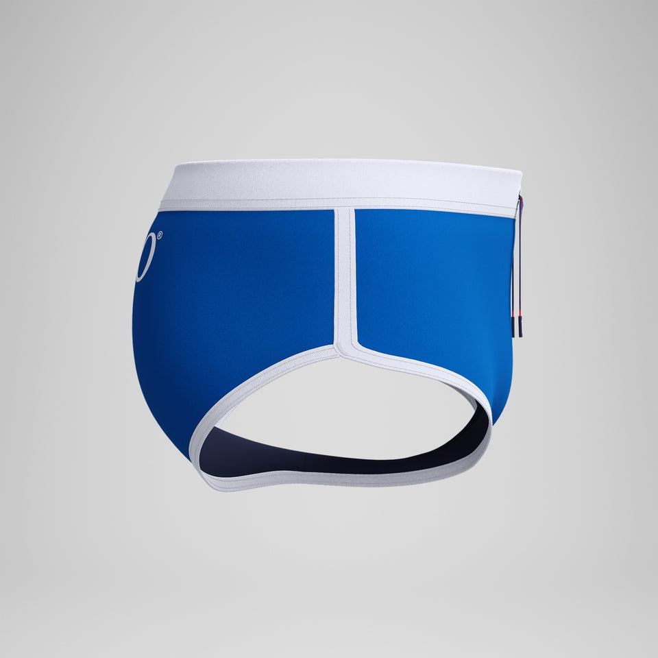 Jetstream 3.5'' Logo Brief Blue/White | Speedo