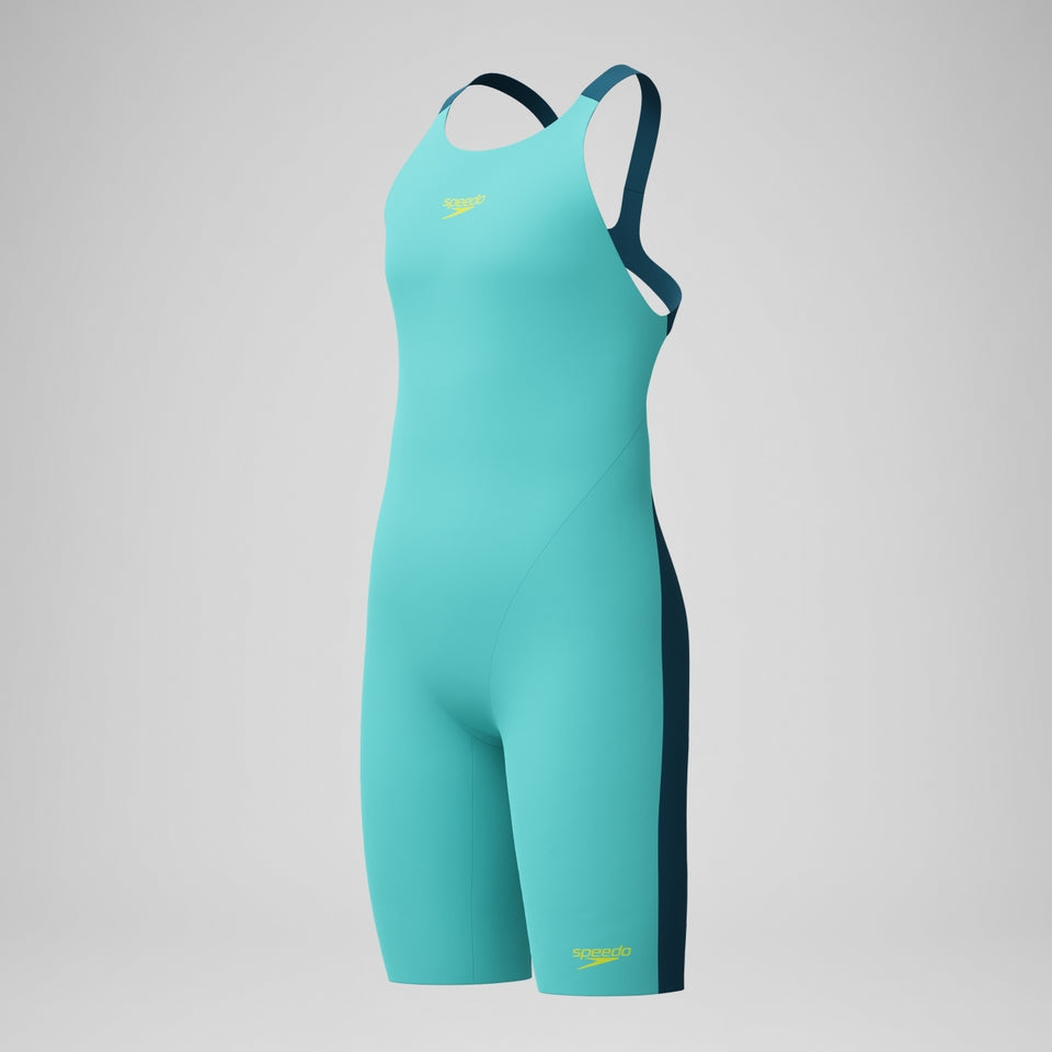 Girls' Fastskin Endurance+ Max Openback Kneeskin Turquoise | Speedo