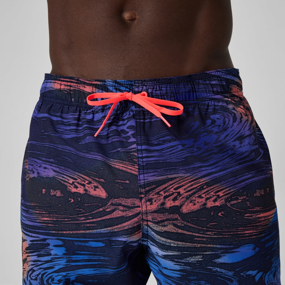 Redondo Edge Printed 40cm Swim Shorts Blue | Speedo