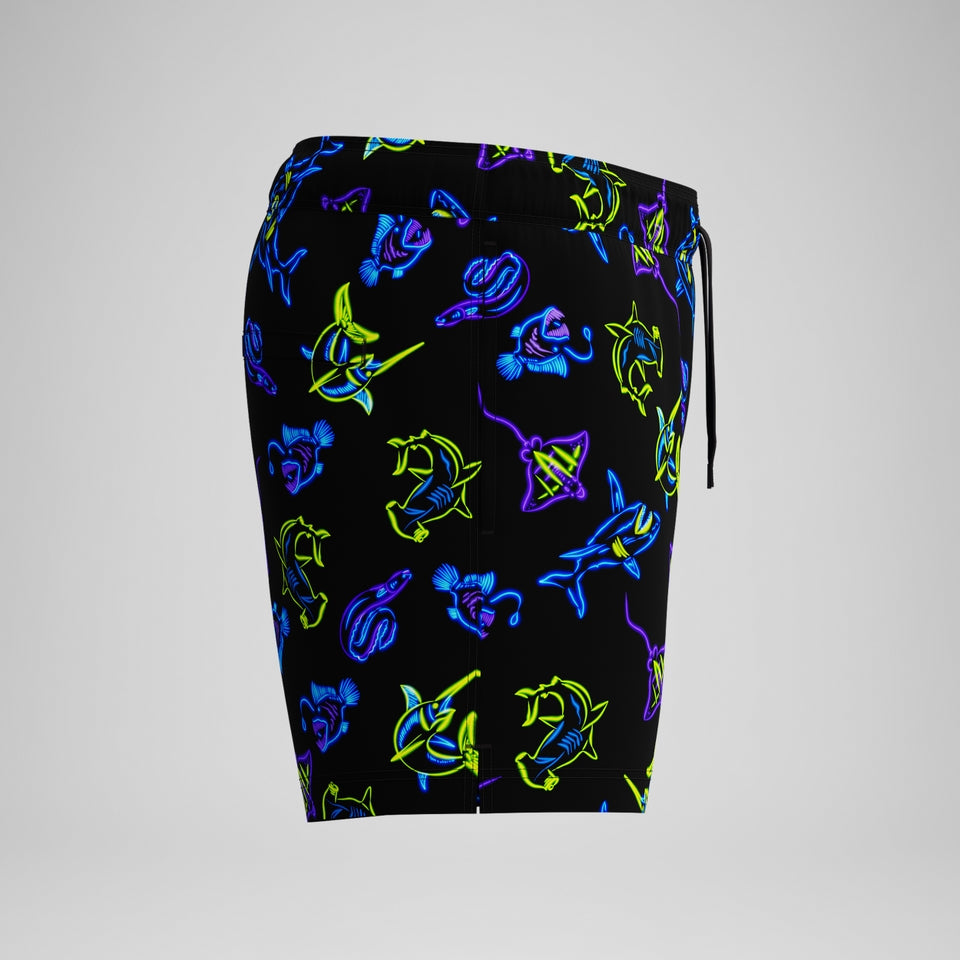 Redondo Edge Printed 35cm Swim Shorts Navy | Speedo