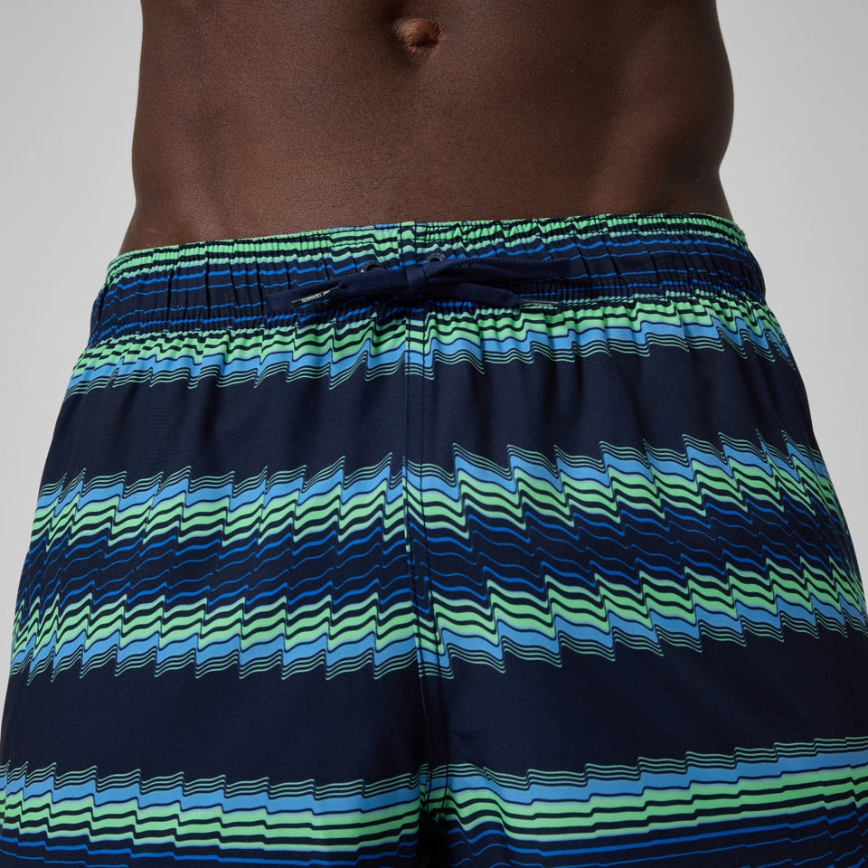Redondo Edge Printed 40cm Swim Shorts Blue | Speedo