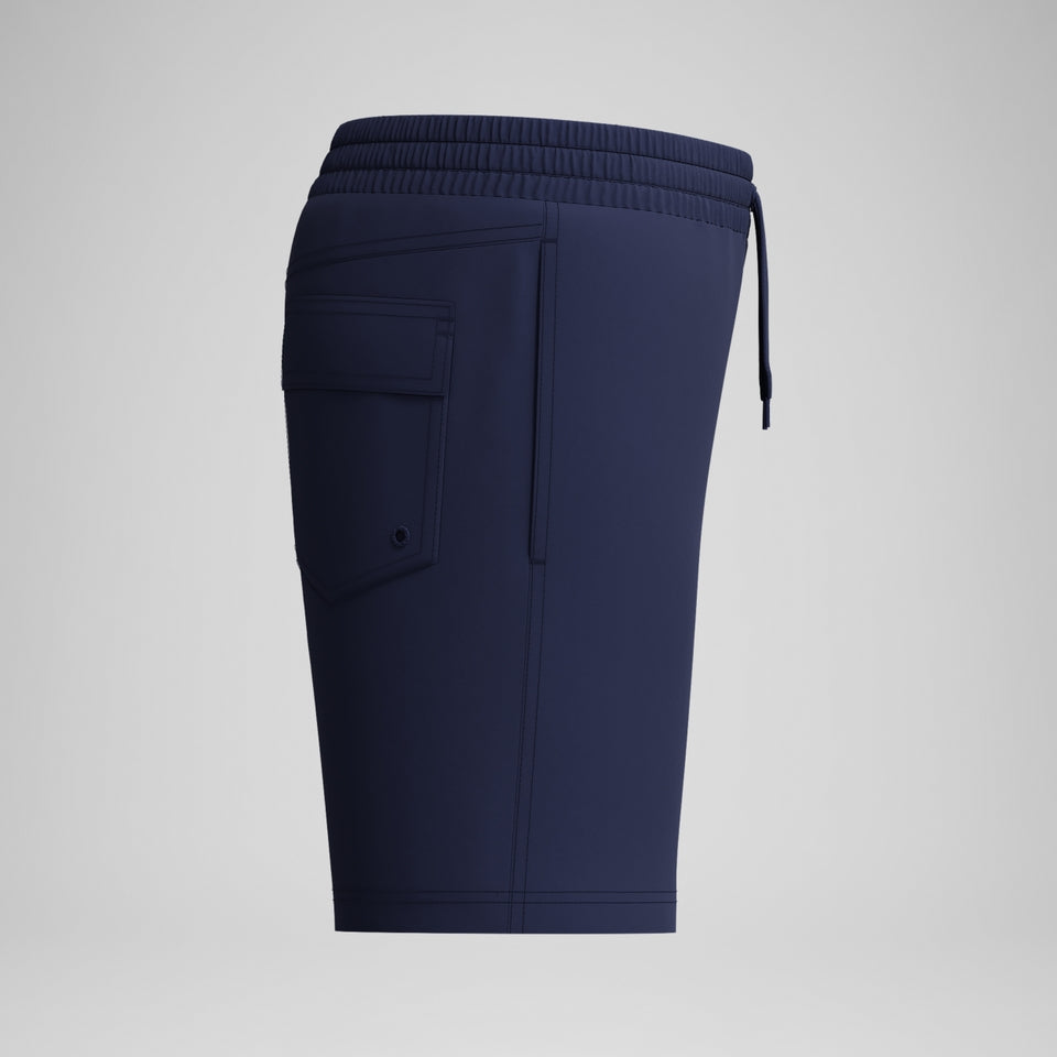 Boys Medley Logo 38cm Swim Shorts Navy/Blue | Speedo