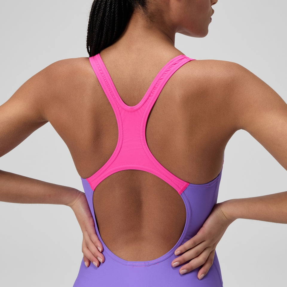 Medley Logo Swimsuit Purple/Pink | Speedo
