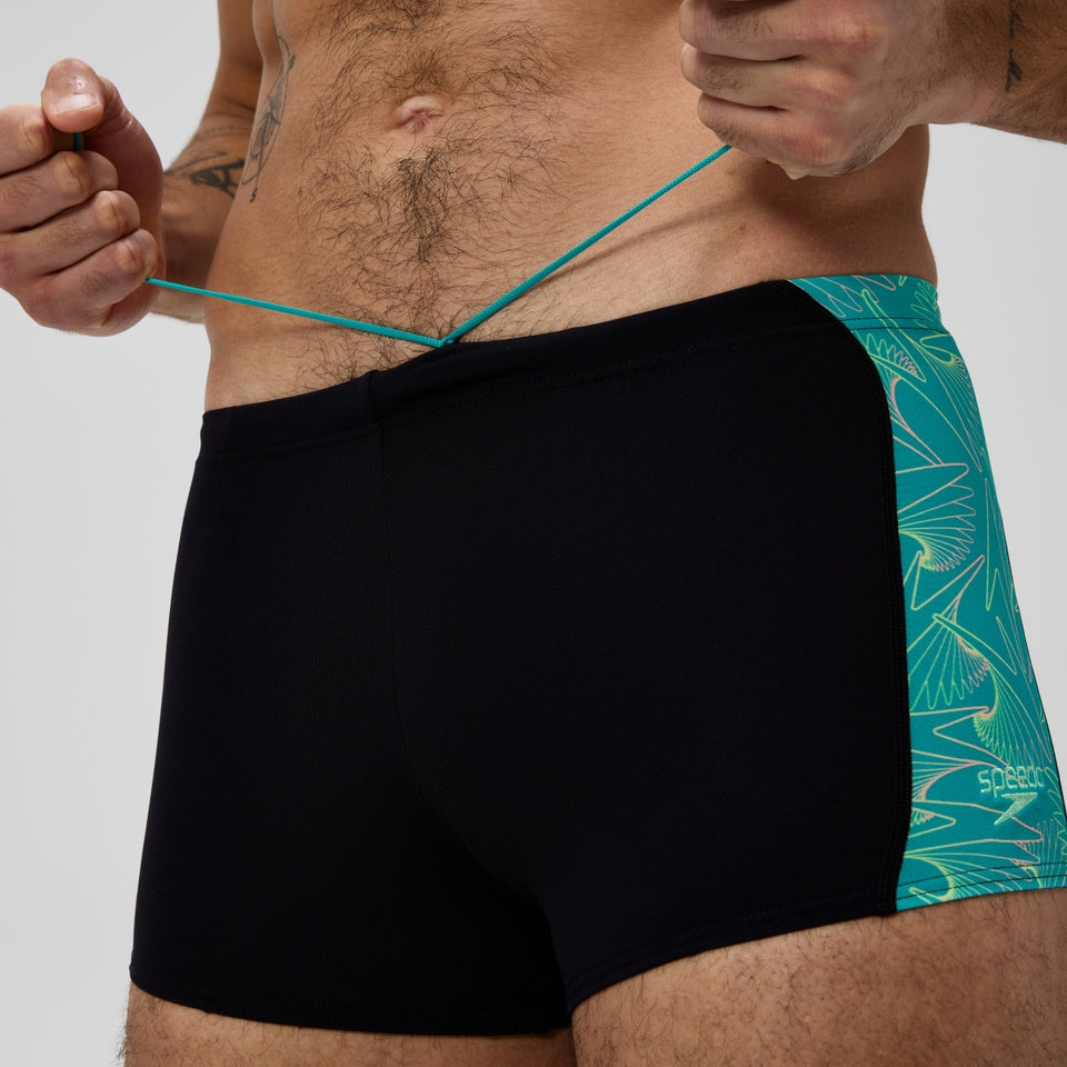 Hyperboom Panel Aquashort Black/Turquoise | Speedo
