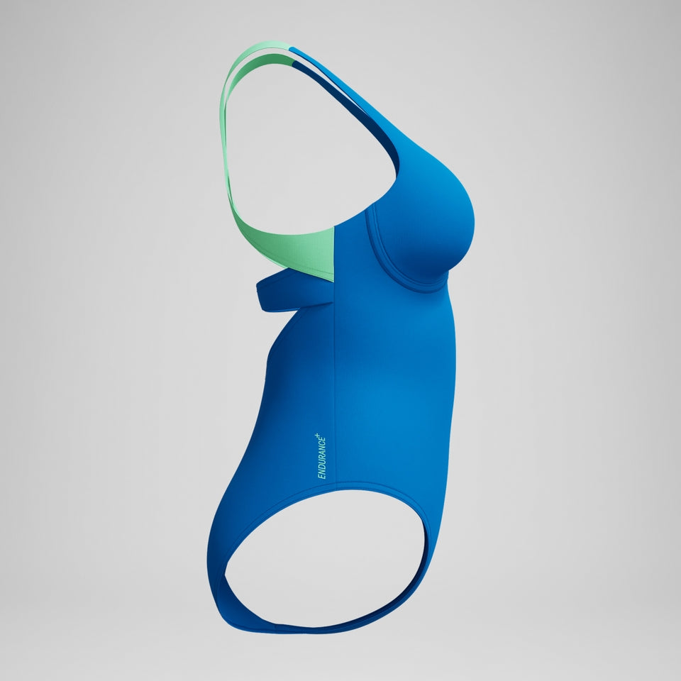 Flex Band with Built in Swim Bra Swimsuit Blue/Turquoise | Speedo