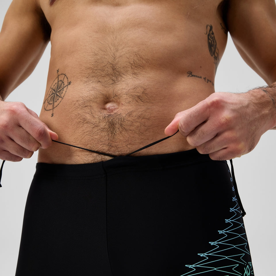 Medley Logo Aquashort Black/Green | Speedo