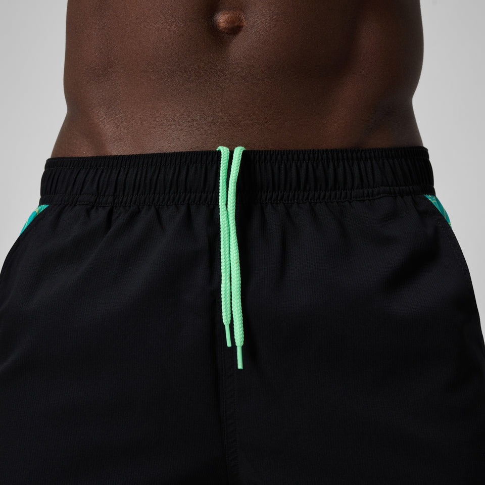 Xpress Lite Panel 40cm Swim Shorts Black/Green | Speedo