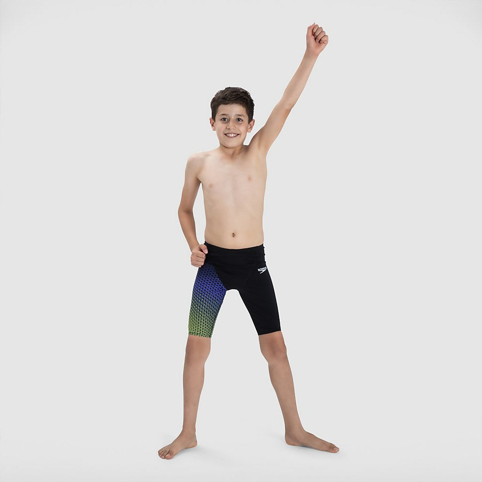 Boys' Fastskin Junior Endurance+ High Waisted Jammer Black | Speedo