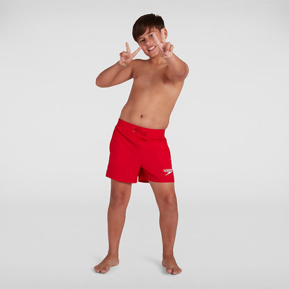 Junior Essential 13" Swim Short Red | Speedo