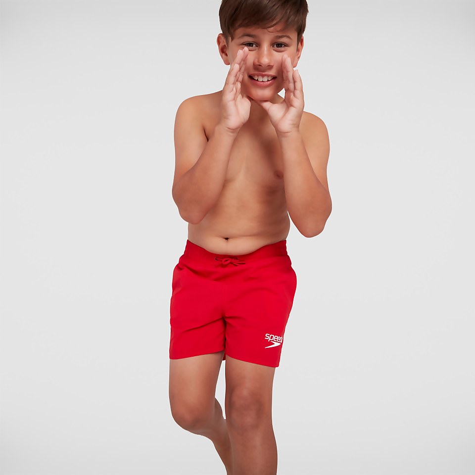 Junior Essential 13" Swim Short Red | Speedo