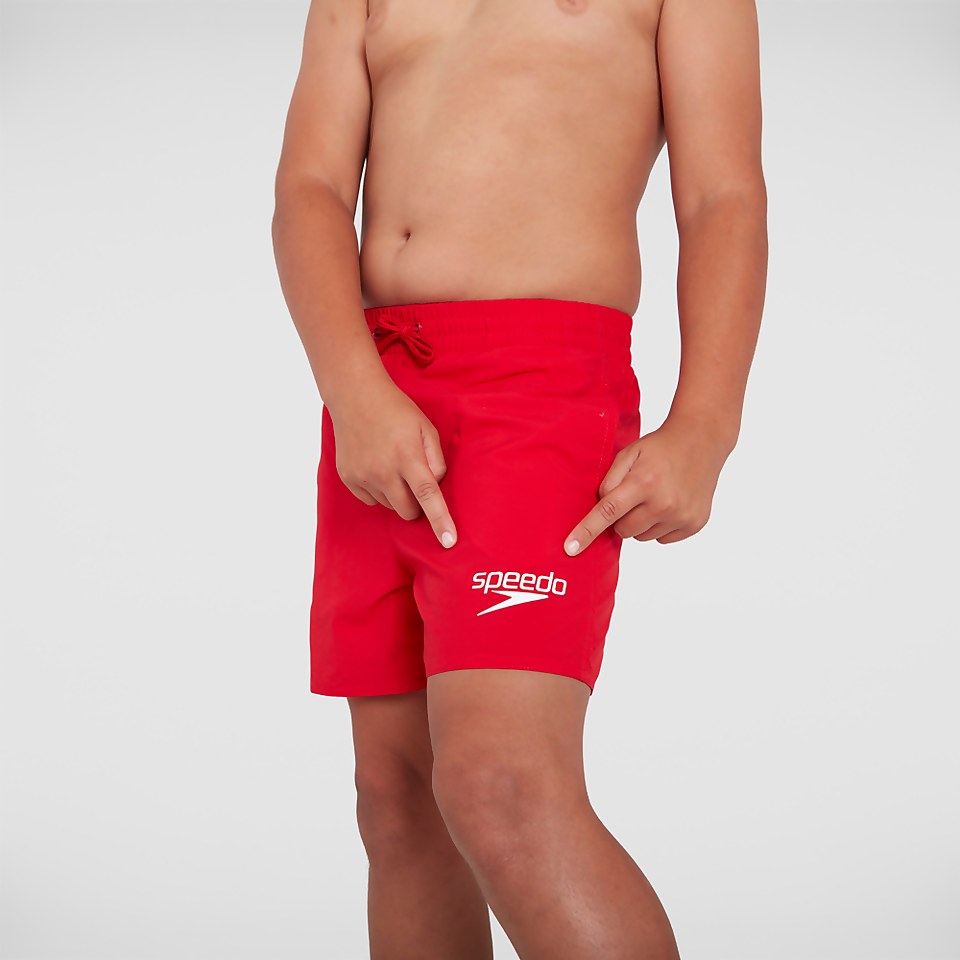Junior Essential 13" Swim Short Red | Speedo