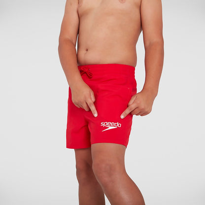 Junior Essential 13" Swim Short Red | Speedo