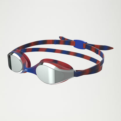 Junior Hyper Flyer Mirror Goggles Navy/Red/Grey | Speedo