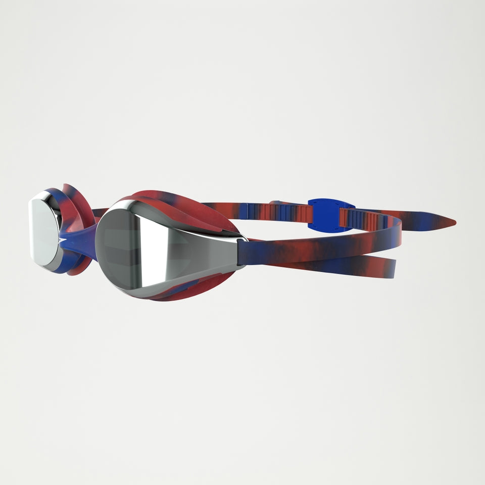 Junior Hyper Flyer Mirror Goggles Navy/Red/Grey | Speedo