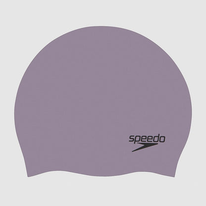 Adult Plain Moulded Silicone Cap Grey | Speedo