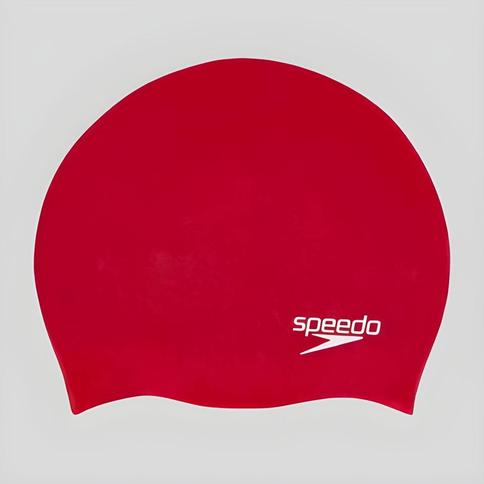 Junior Moulded Silicone Cap Red | Speedo