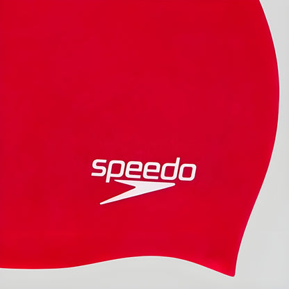 Junior Moulded Silicone Cap Red | Speedo