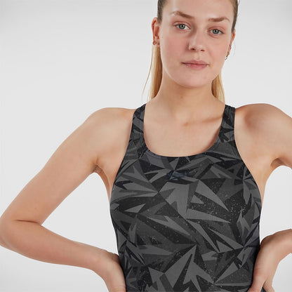 Hyperboom Medalist Swimsuit Black/Grey | Speedo