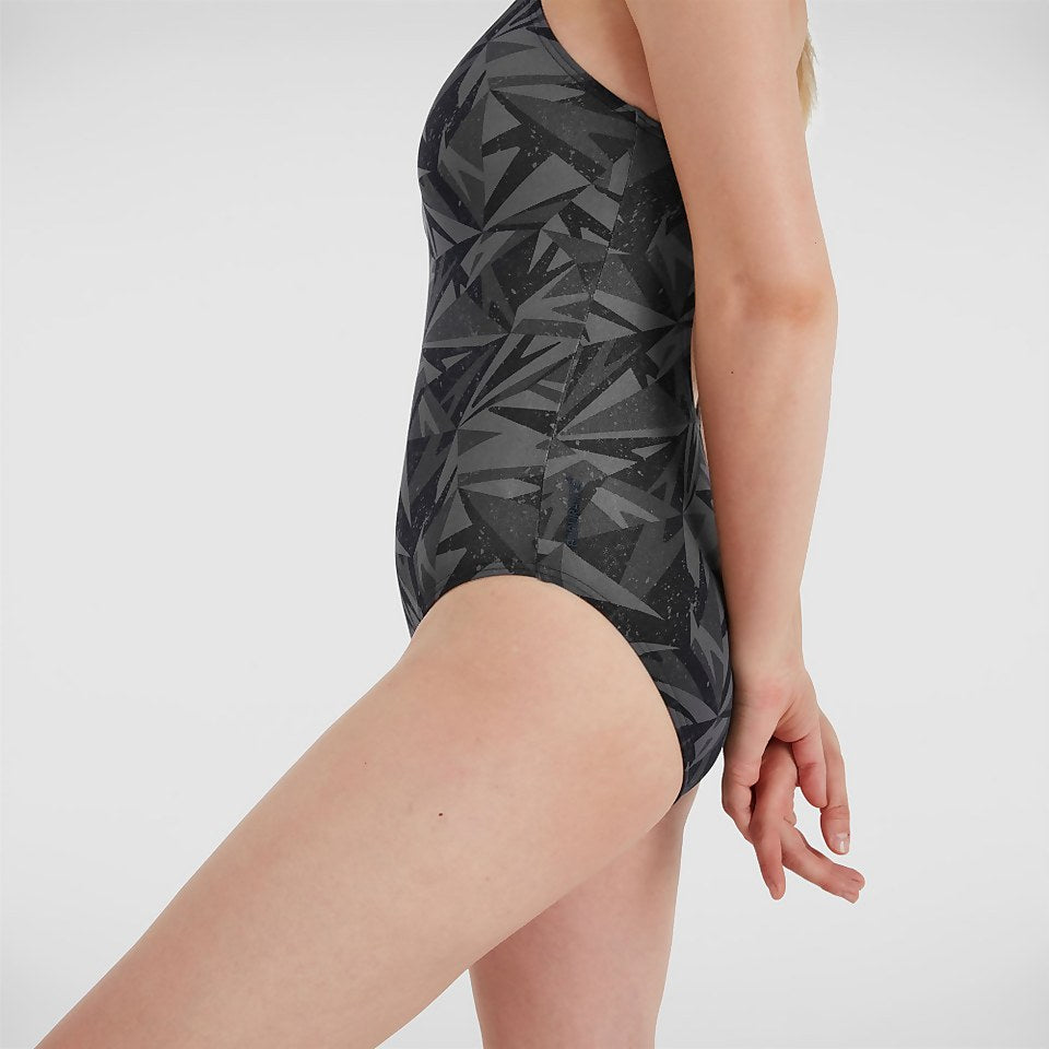 Hyperboom Medalist Swimsuit Black/Grey | Speedo