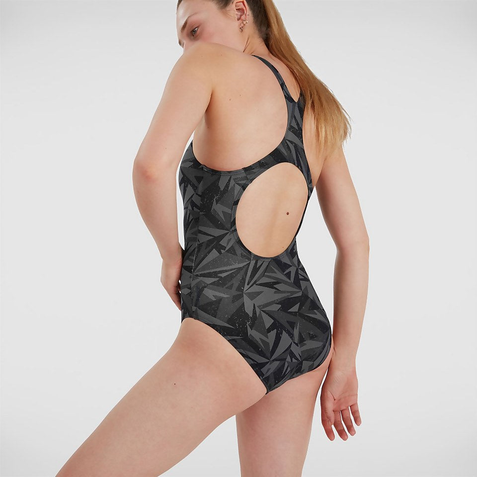 Hyperboom Medalist Swimsuit Black/Grey | Speedo