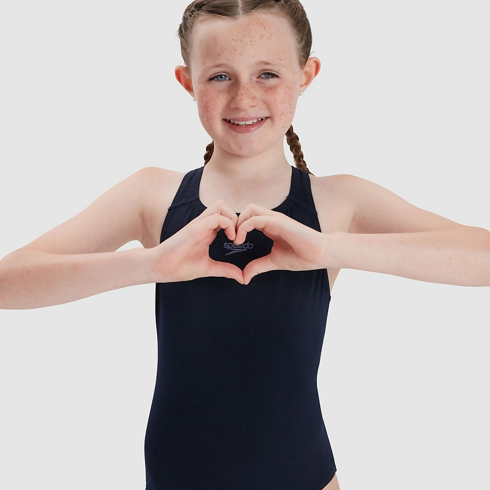 Girls' Endurance+ Medalist Swimsuit Navy | Speedo