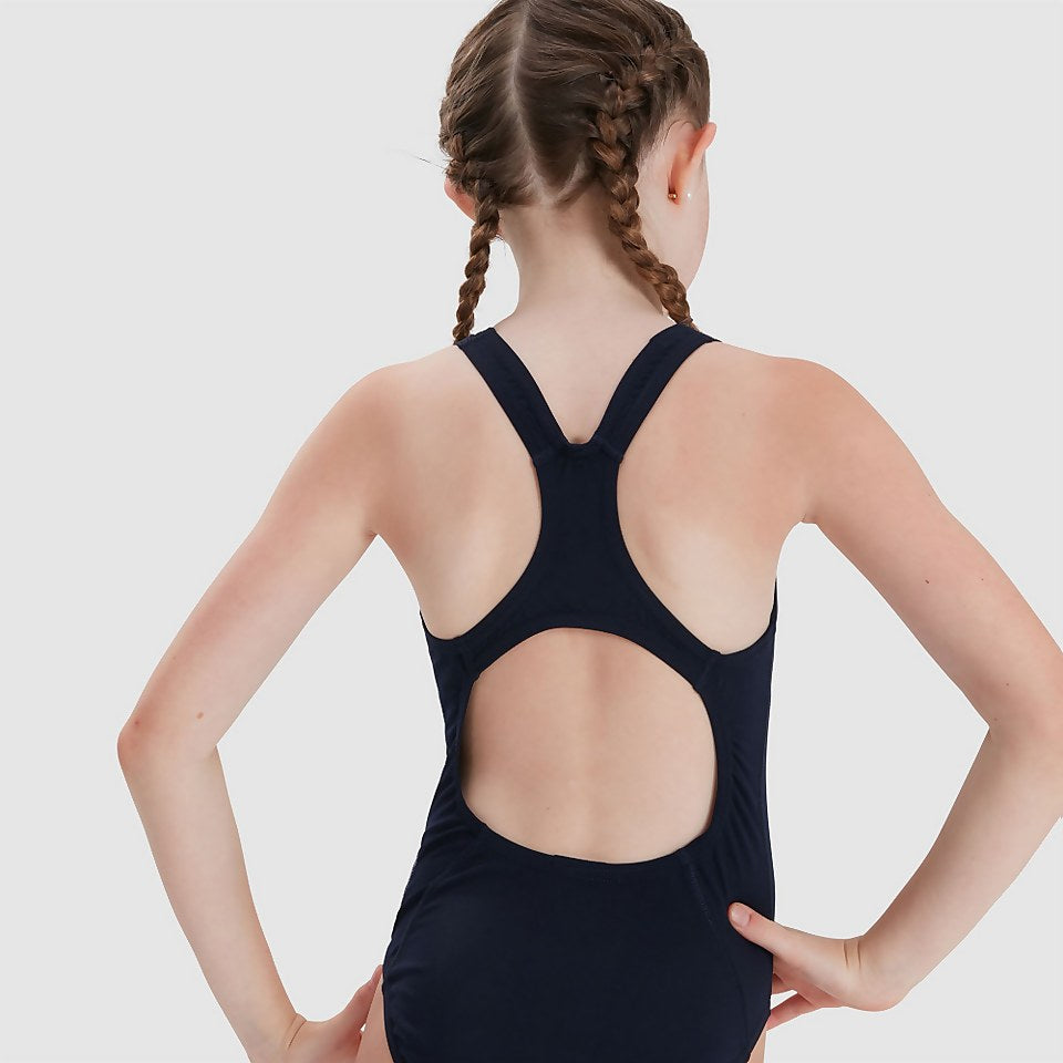 Girls' Endurance+ Medalist Swimsuit Navy | Speedo