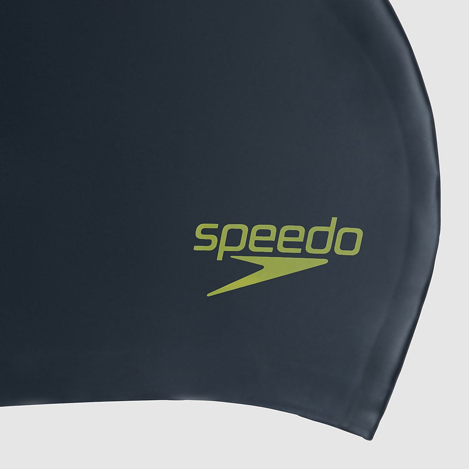 Junior Long Hair Cap Black/Green | Speedo