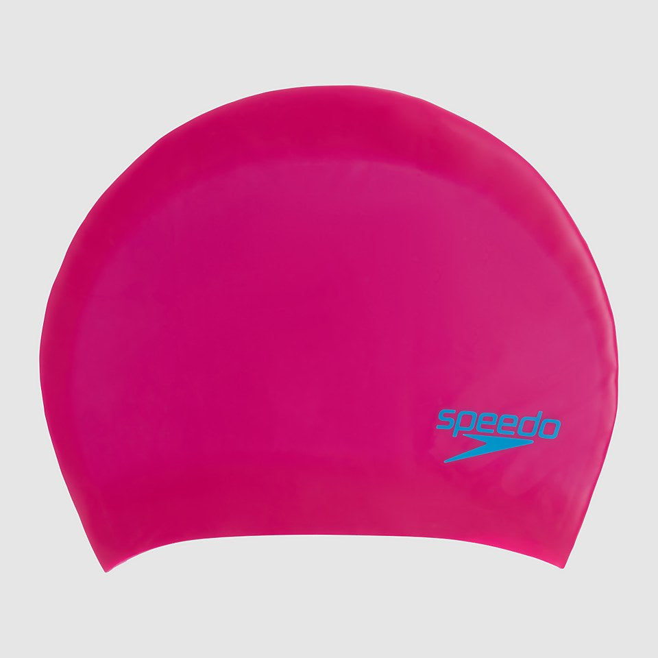 Junior Long Hair Cap Pink/Blue | Speedo