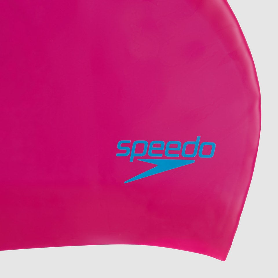 Junior Long Hair Cap Pink/Blue | Speedo