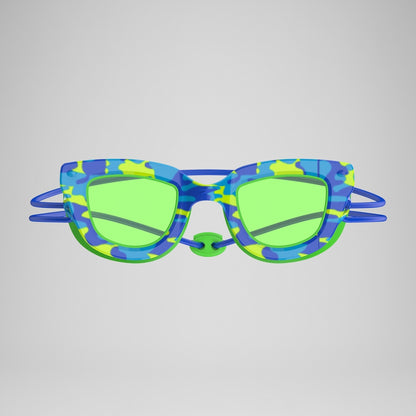 Kids Sunny G Pop Seasiders Goggles Blue/Green | Speedo