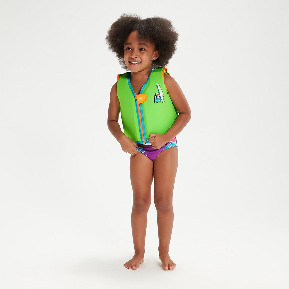 Infant Learn to Swim Chima African Penguin Float Vest Green | Speedo