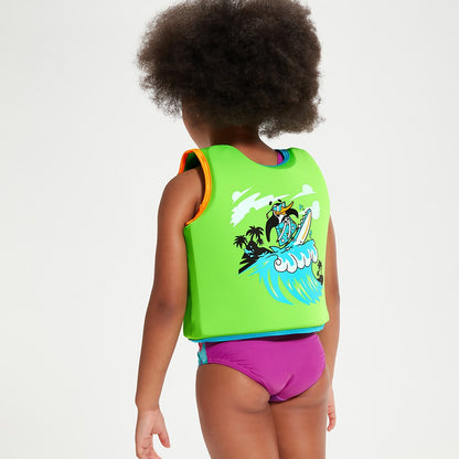 Infant Learn to Swim Chima African Penguin Float Vest Green | Speedo