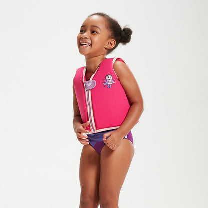 Infant Learn to Swim Aria Sea Otter Float Vest Pink | Speedo