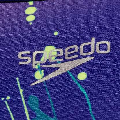 Club Training Turnback Swimsuit Blue/Lilac | Speedo