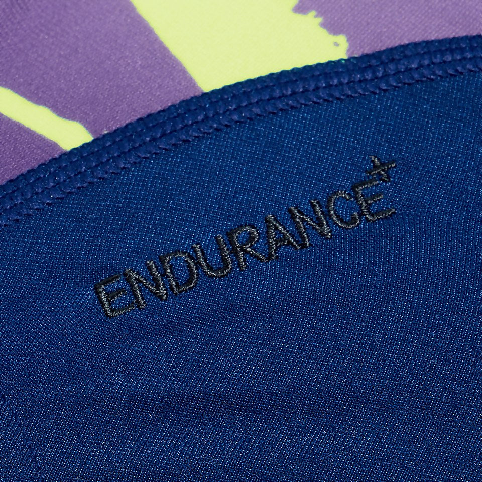 Club Training Turnback Swimsuit Blue/Lilac | Speedo