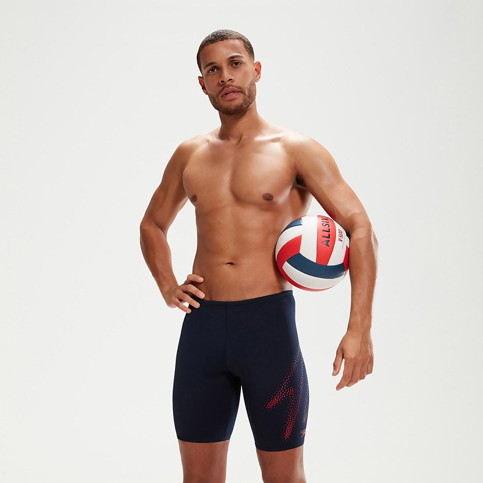 Hyper Boom Placement Jammer Navy/Red | Speedo