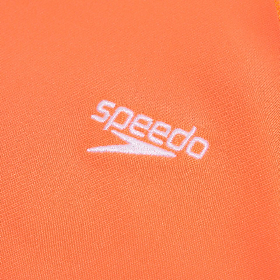Boys' Printed Short Sleeve Rash Top Orange | Speedo