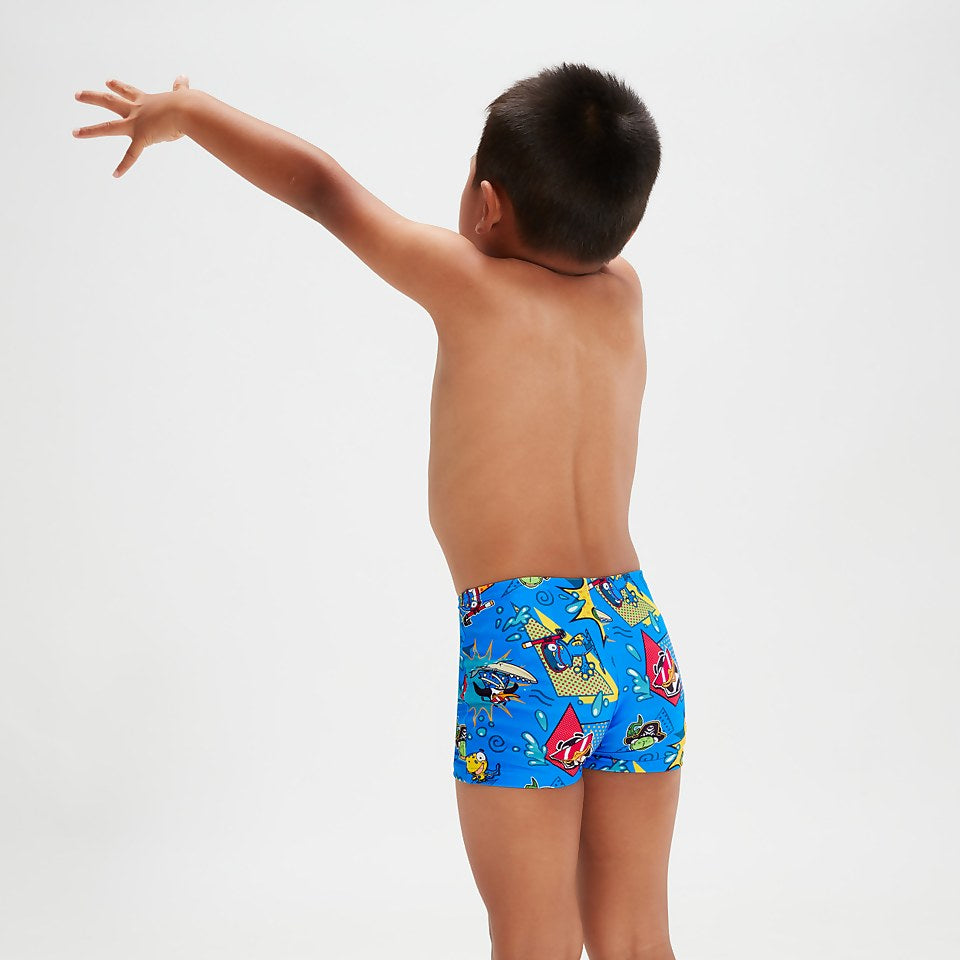Infant Boys' Learn To Swim Aquashorts Blue/Yellow | Speedo