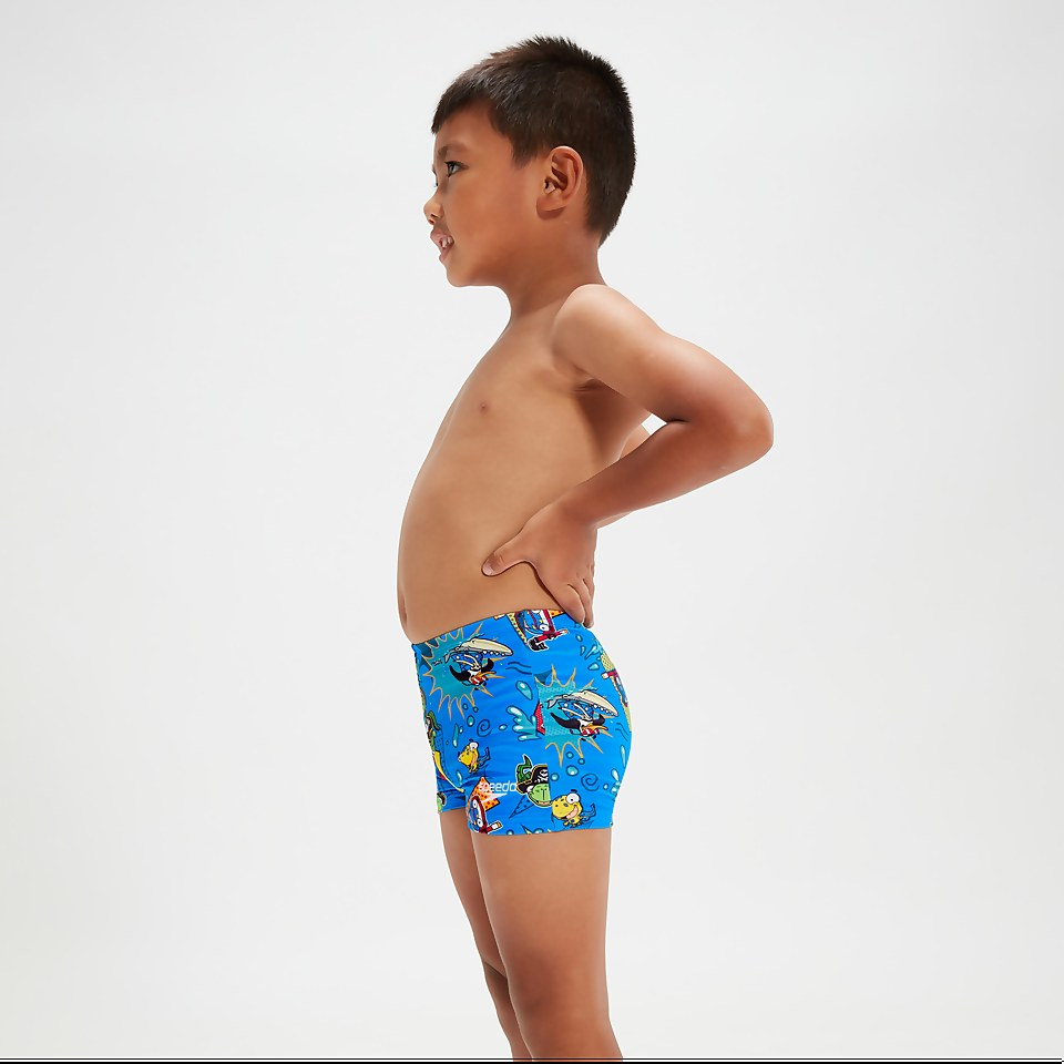 Infant Boys' Learn To Swim Aquashorts Blue/Yellow | Speedo