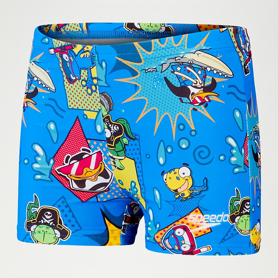 Infant Boys' Learn To Swim Aquashorts Blue/Yellow | Speedo