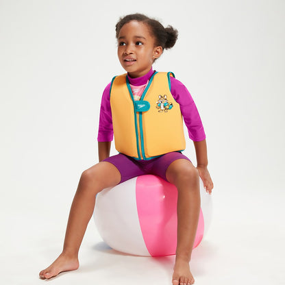 Infant Learn to Swim Aanadi Bengali Tiger Cub Float Vest Orange | Speedo