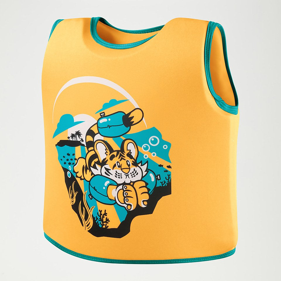 Infant Learn to Swim Aanadi Bengali Tiger Cub Float Vest Orange | Speedo