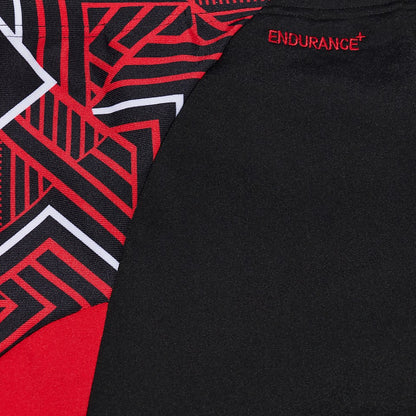 Endurance+ Splice Mid Jammer Black/Red | Speedo