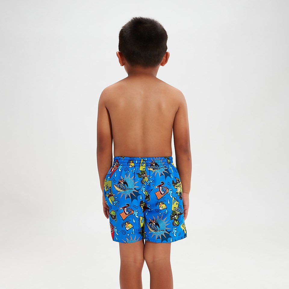Infant Boys' Learn To Swim 11" Swim Shorts Blue/Yellow | Speedo
